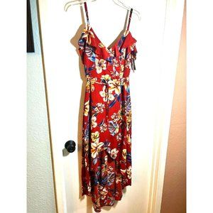 Boho Floral Hi Low Dress size XS NWT